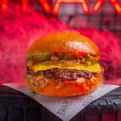 Trax Single Burger