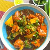 Chicken with mixed vegetable
