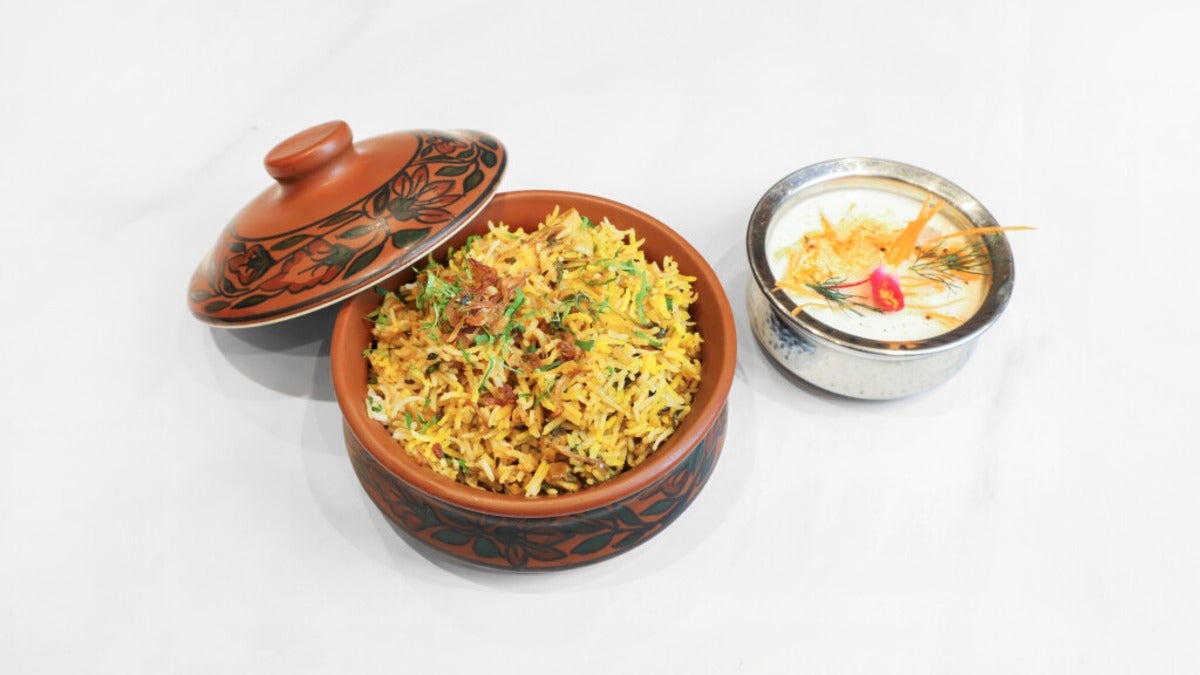 Soya champ biryani