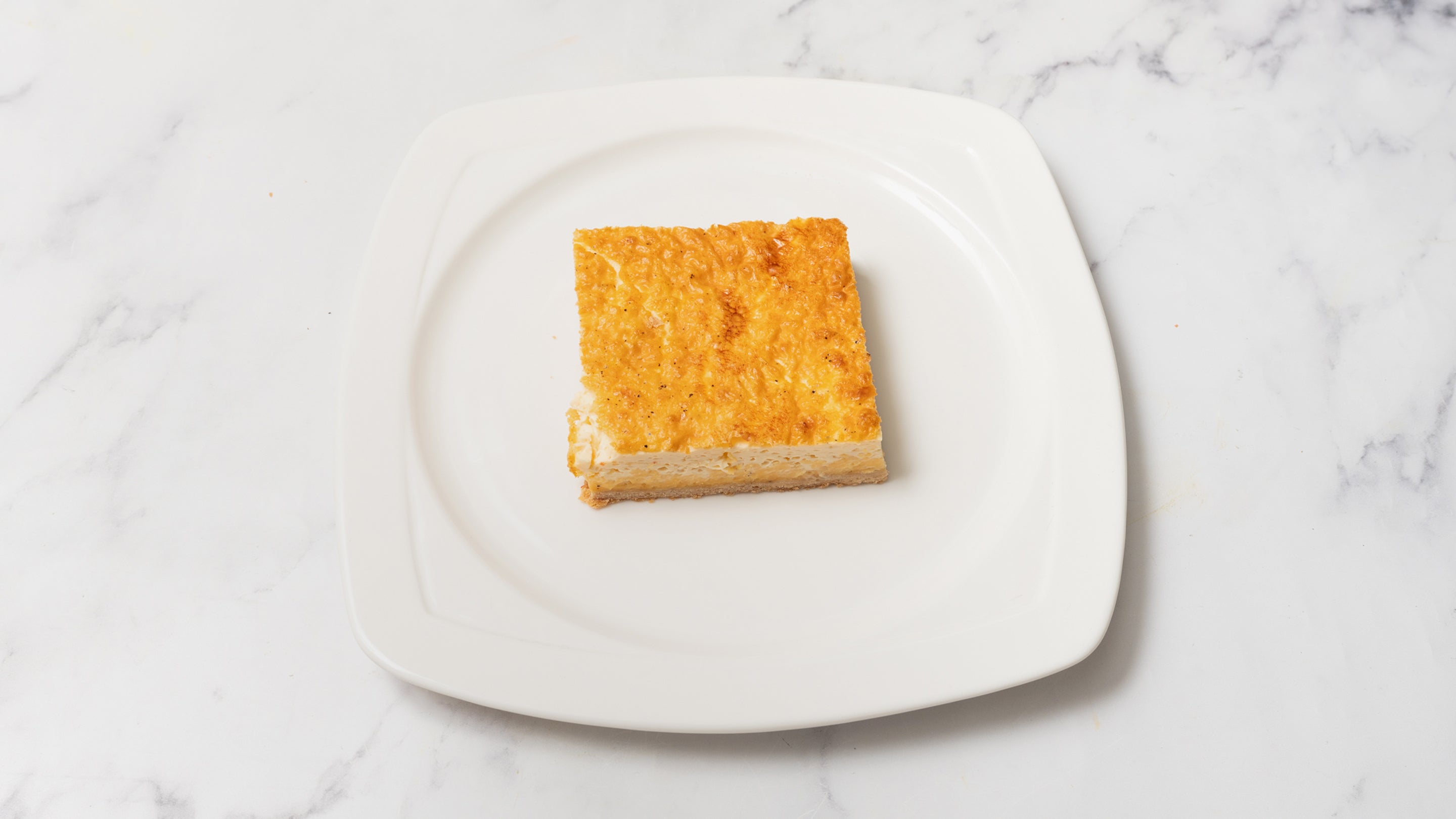 Cheese Flan Slice