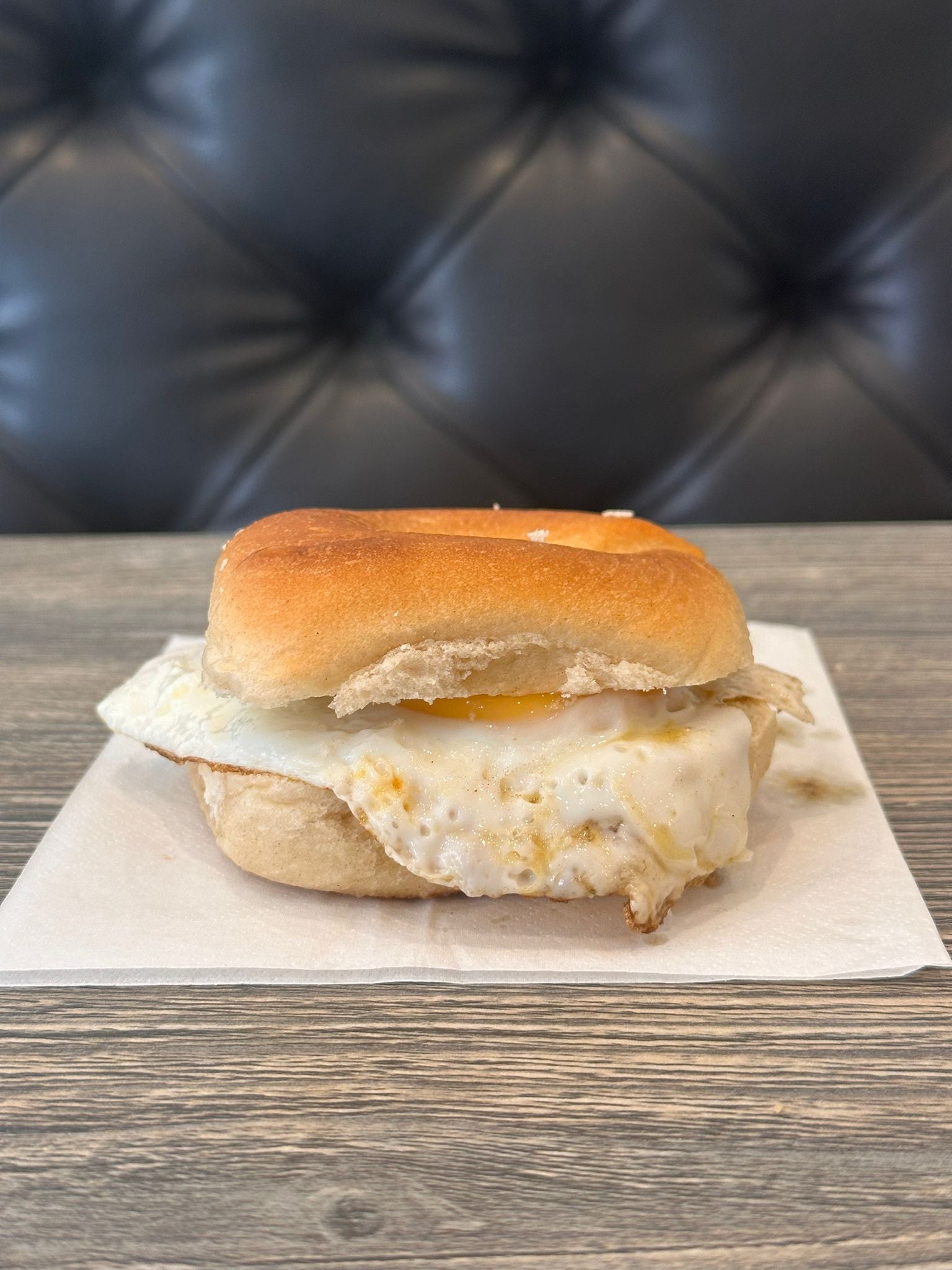 Fried Egg Bagel