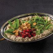 Eggplant Mutabbal With Herbs