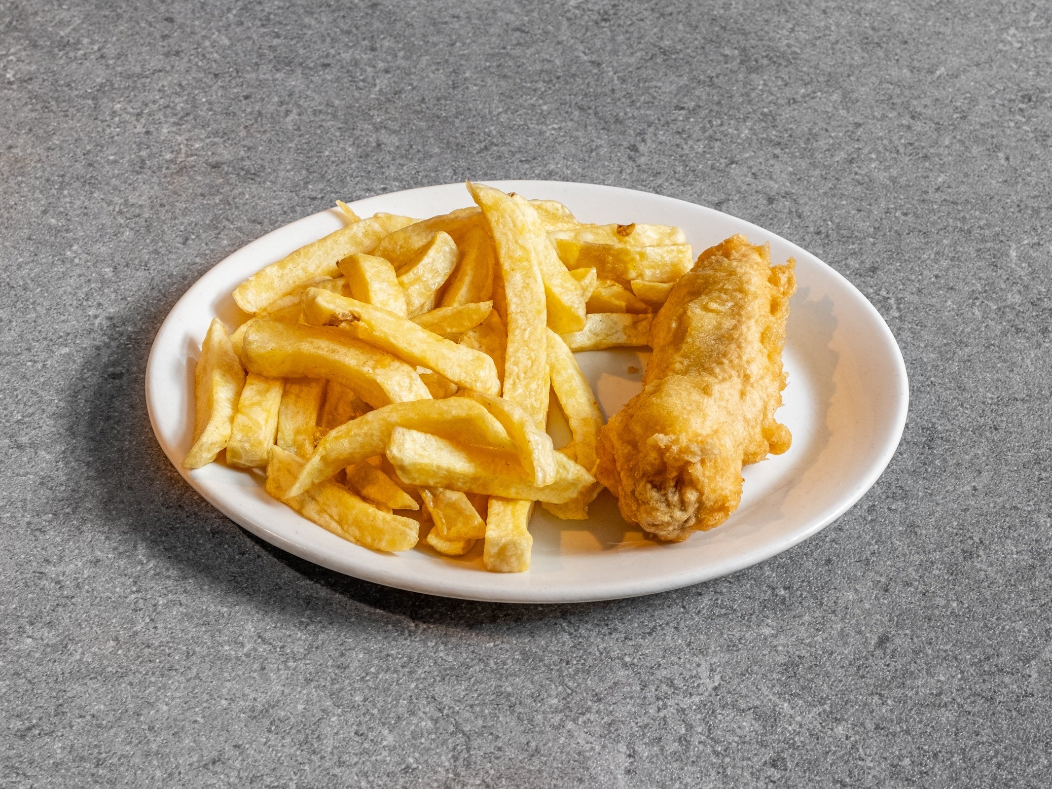 Battered Sausage and Chips Meal