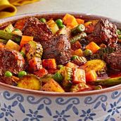 Vegetables with Meat Tajine-طاجن خضار مشكل باللحمة