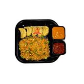 VEG COMBO FRIED RICE&MOMO