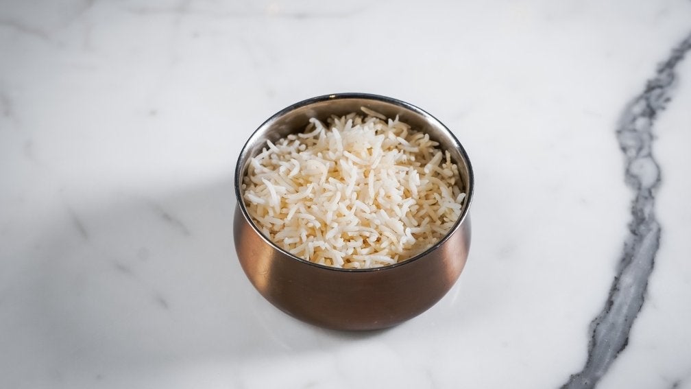 Steamed Basmati Rice (ve, gf)