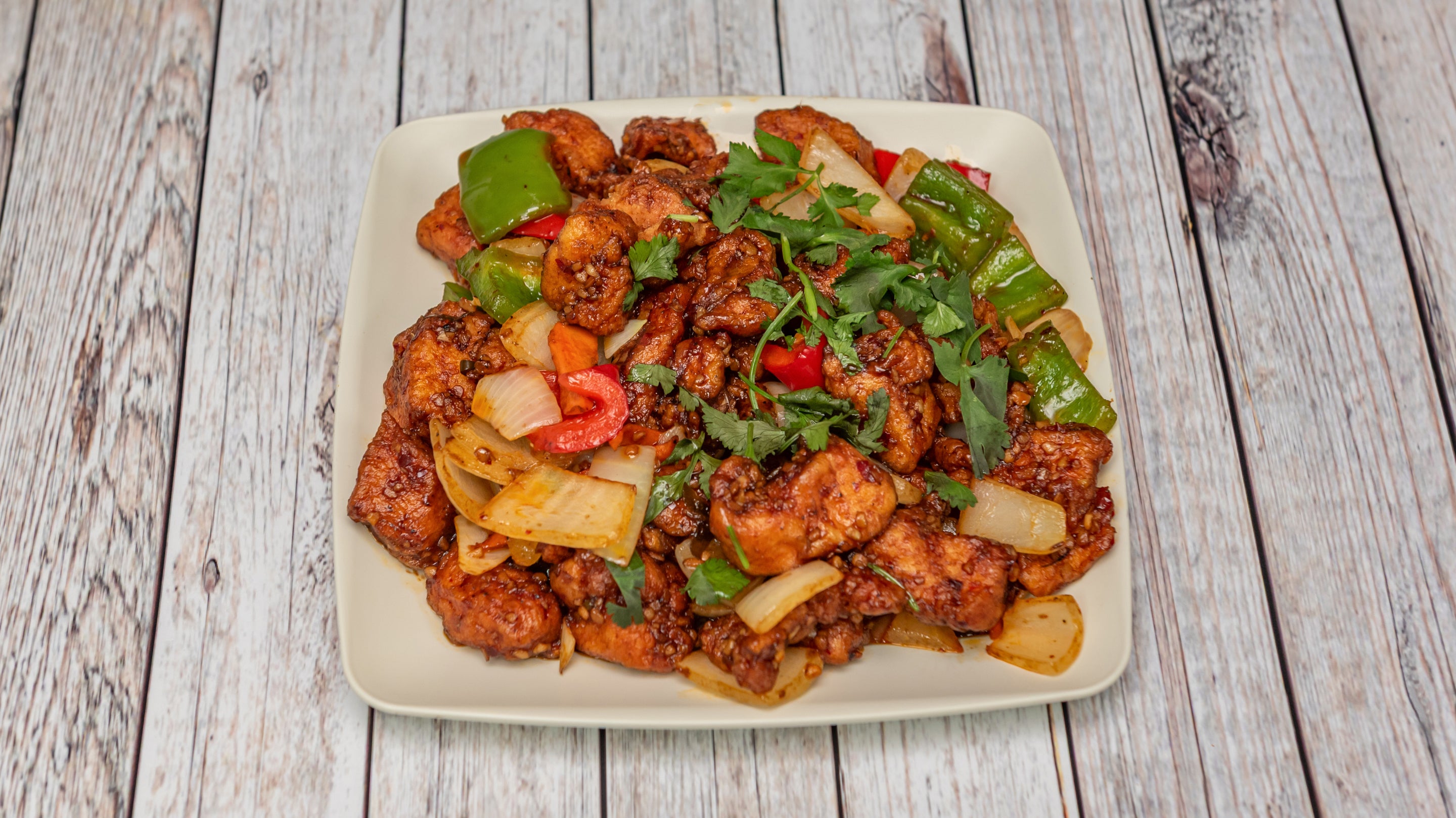Chicken in Kung Pao Sauce (spicy)