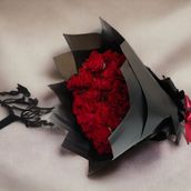 Red Baby Rose Graduation Bouquet 22