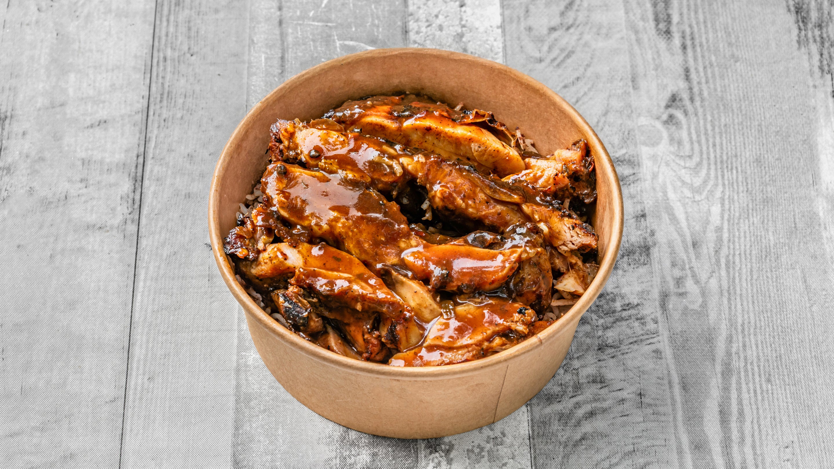 Boneless Original Jerk - With Rice & Peas