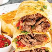 Steak Cheese Burrito