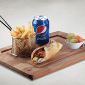 Large Shish Tawook, Fries and Drink Combo