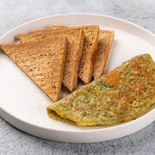 Egg Omelette With Spinach
