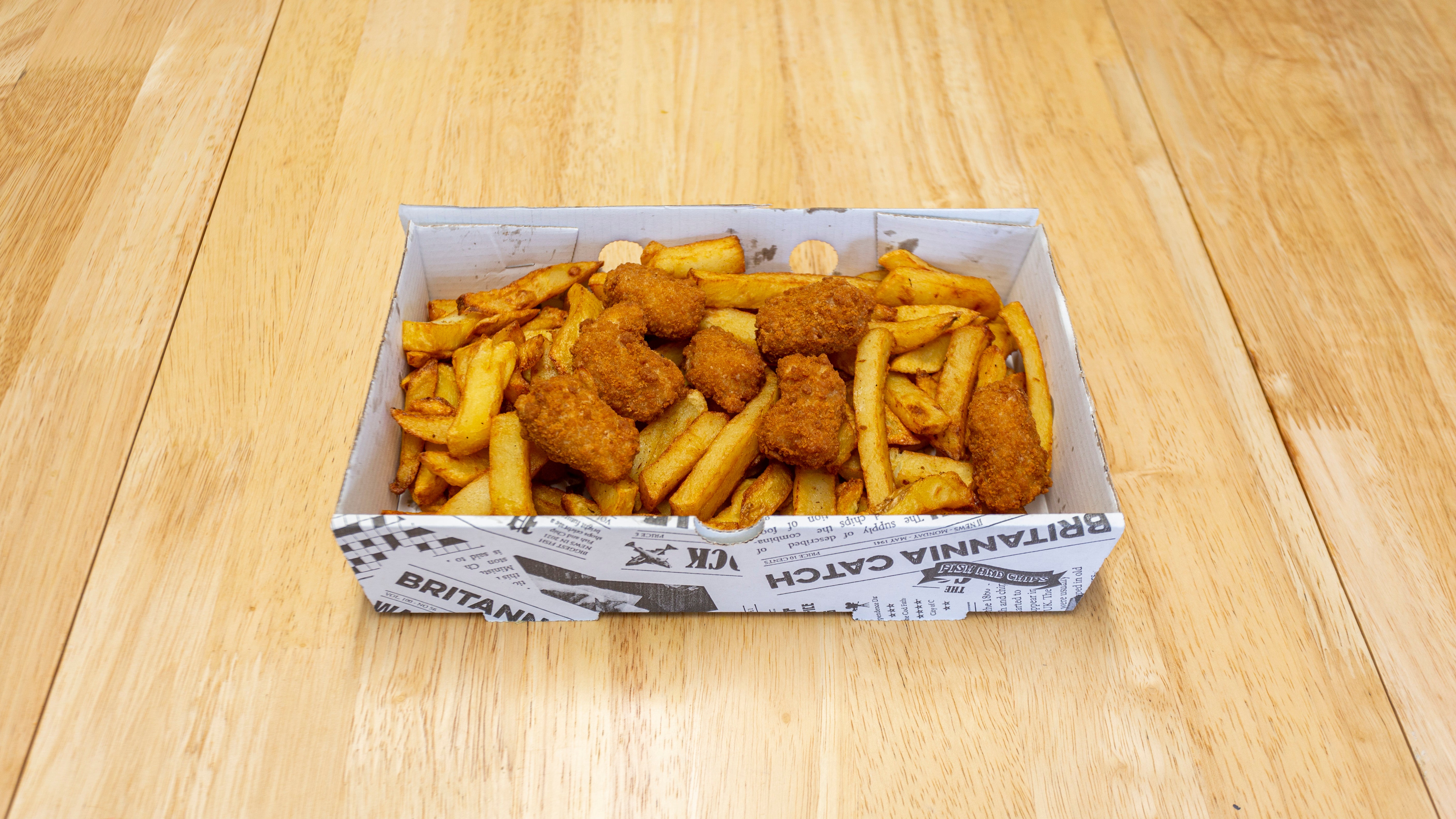 Scampi and Chips