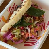 Falafel Betroot Labneh