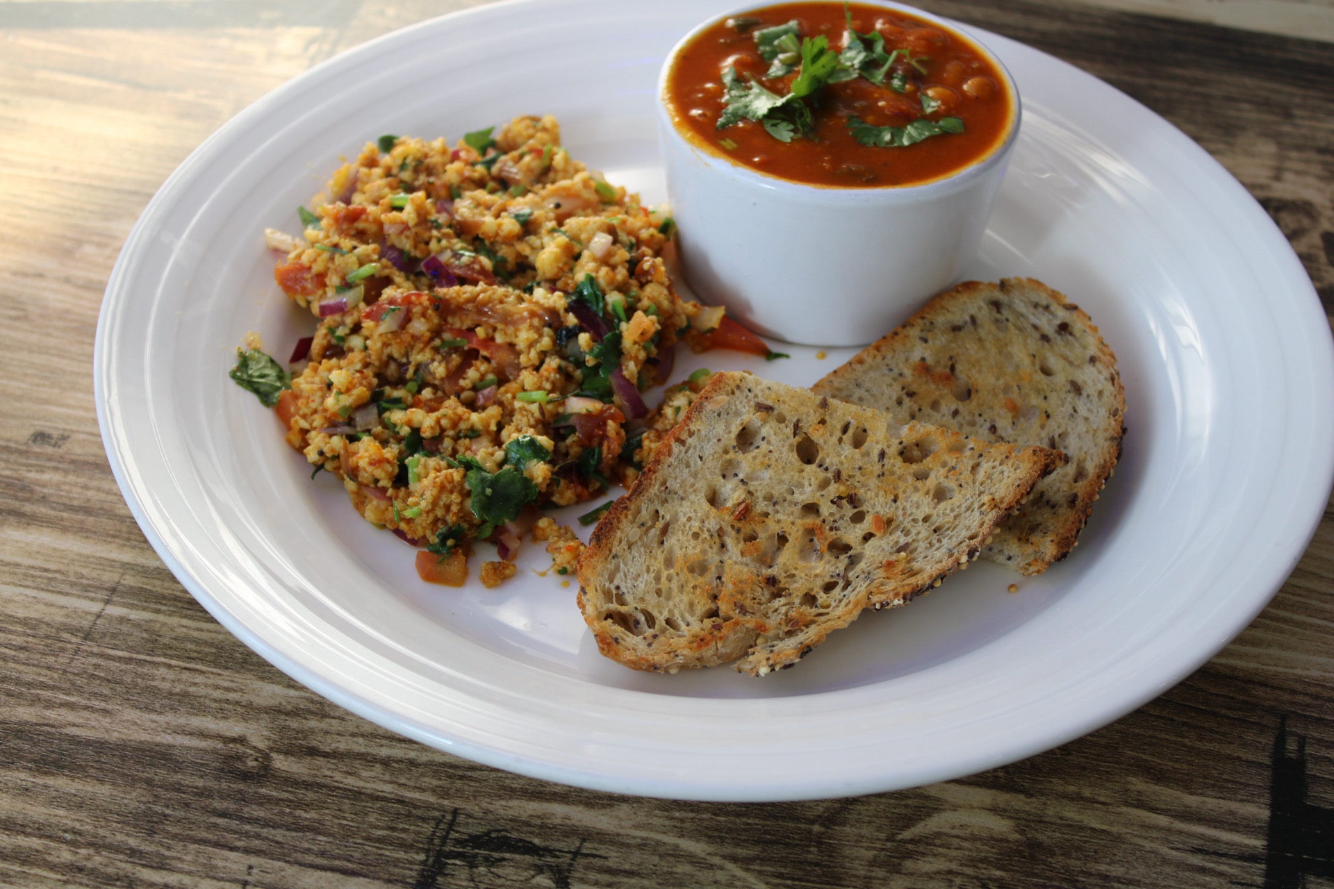Cheesy Paneer Scramble