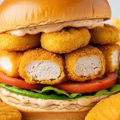Chicken Nuggets Burger