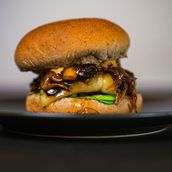 Mushroom Swiss Burger