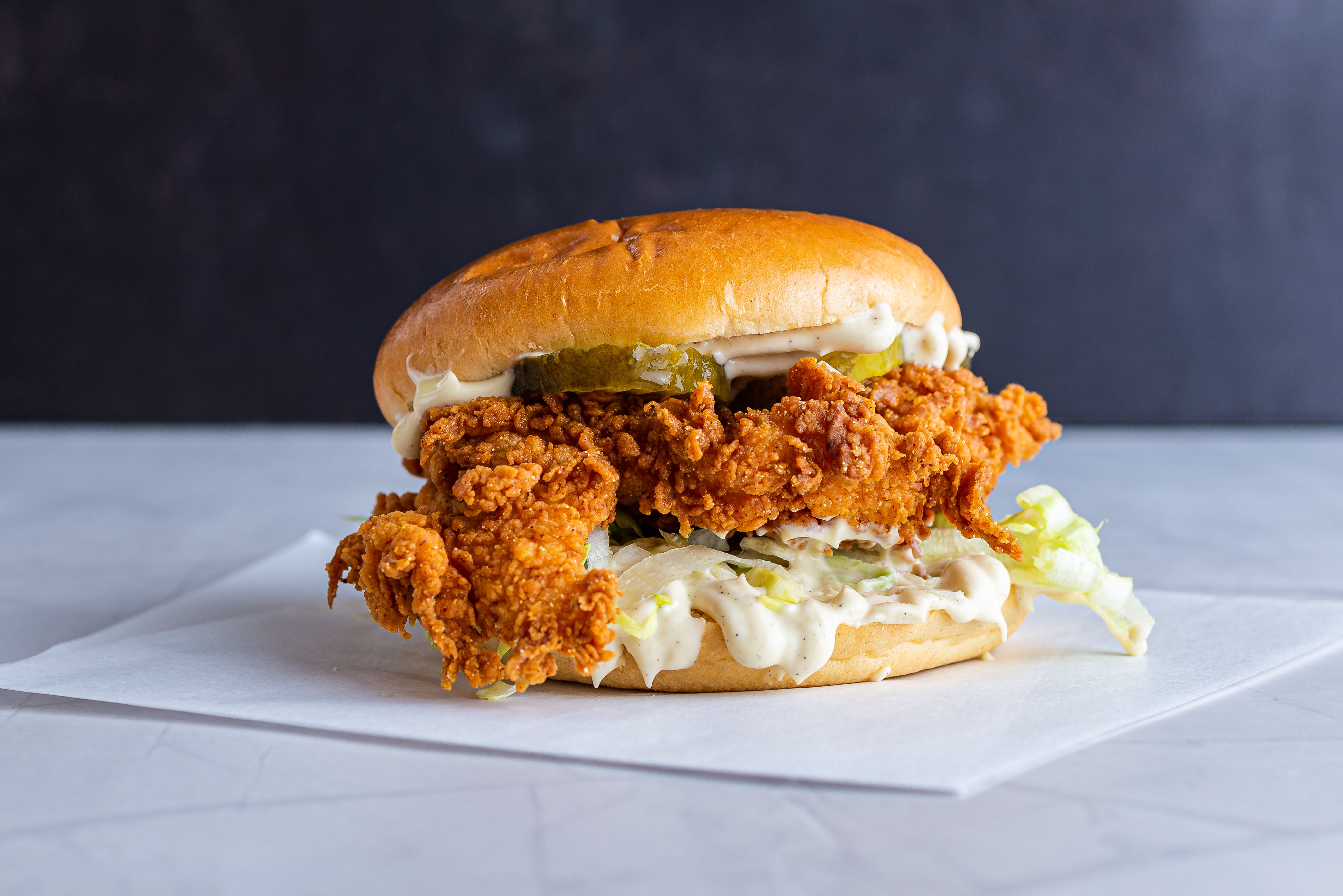 Truffle Twist Chicken Burger