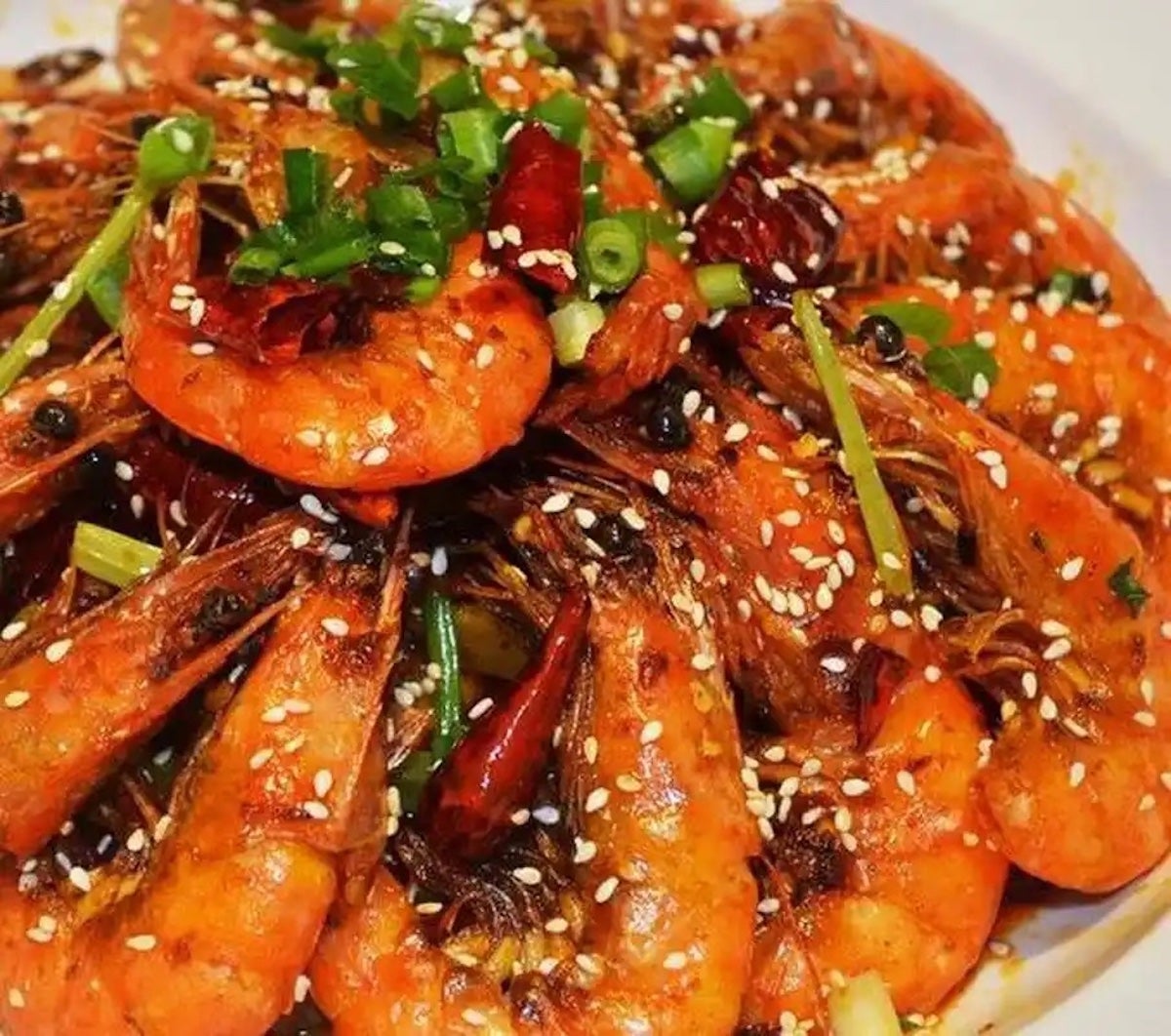 Aromatic & Spicy Jumbo King Prawns with Shells香辣虾🦐🌶️🌶️