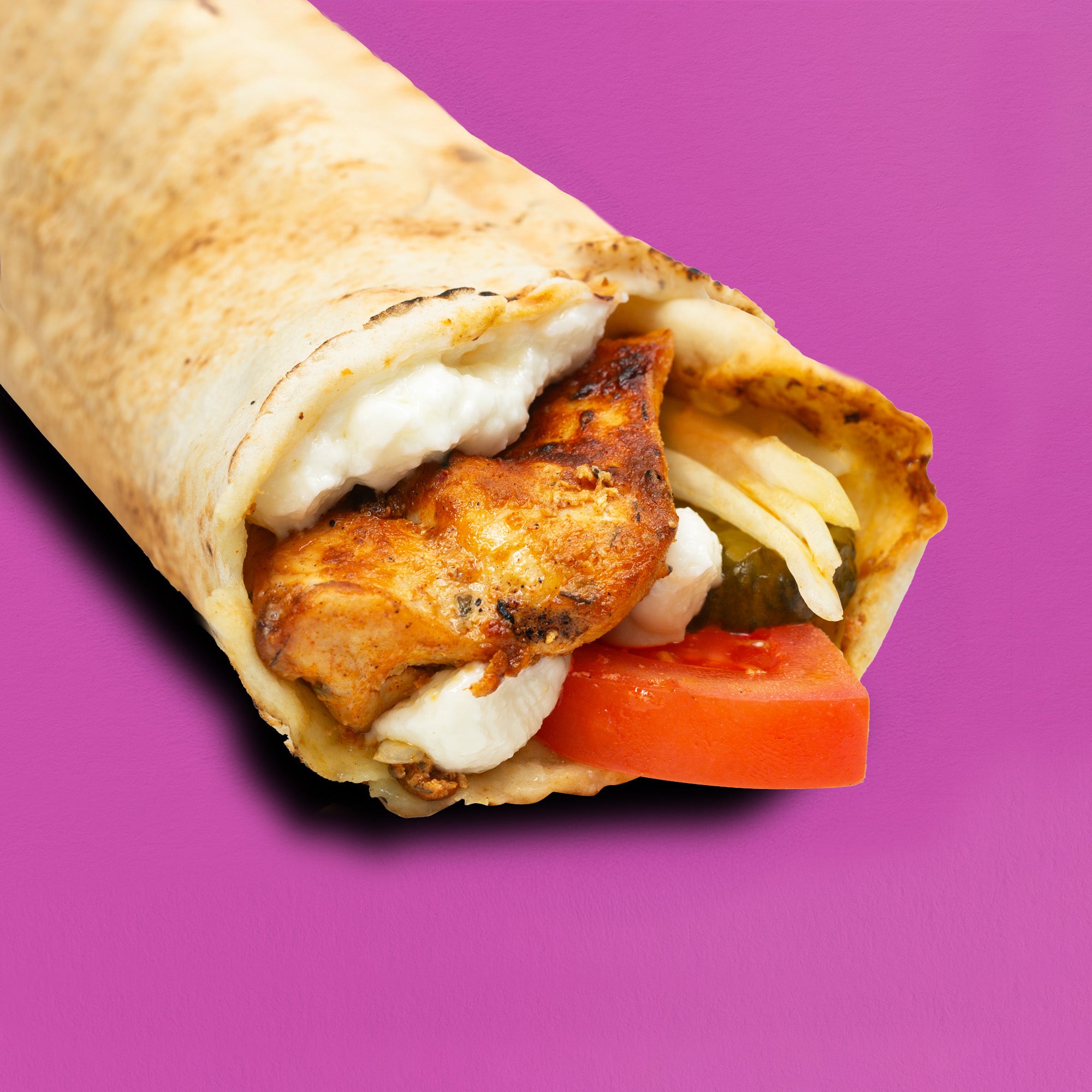 Chicken Skewer Wrap