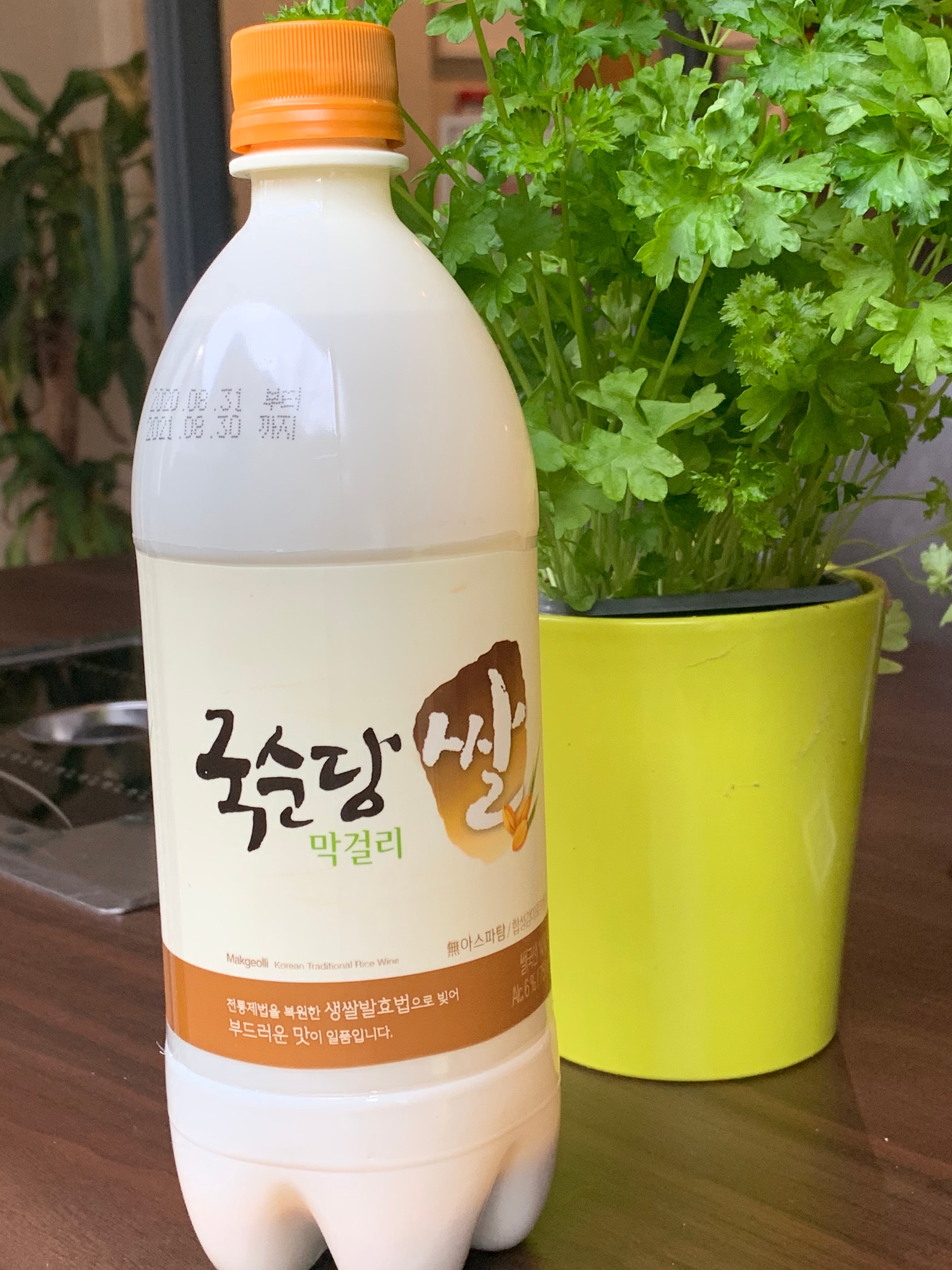 Korean Rice Wine (Makgeoli/750ml Bottle)