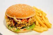 Zinger Burger with Fries