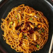 Japchae: Stir-fried Glass Noodles and Vegetables