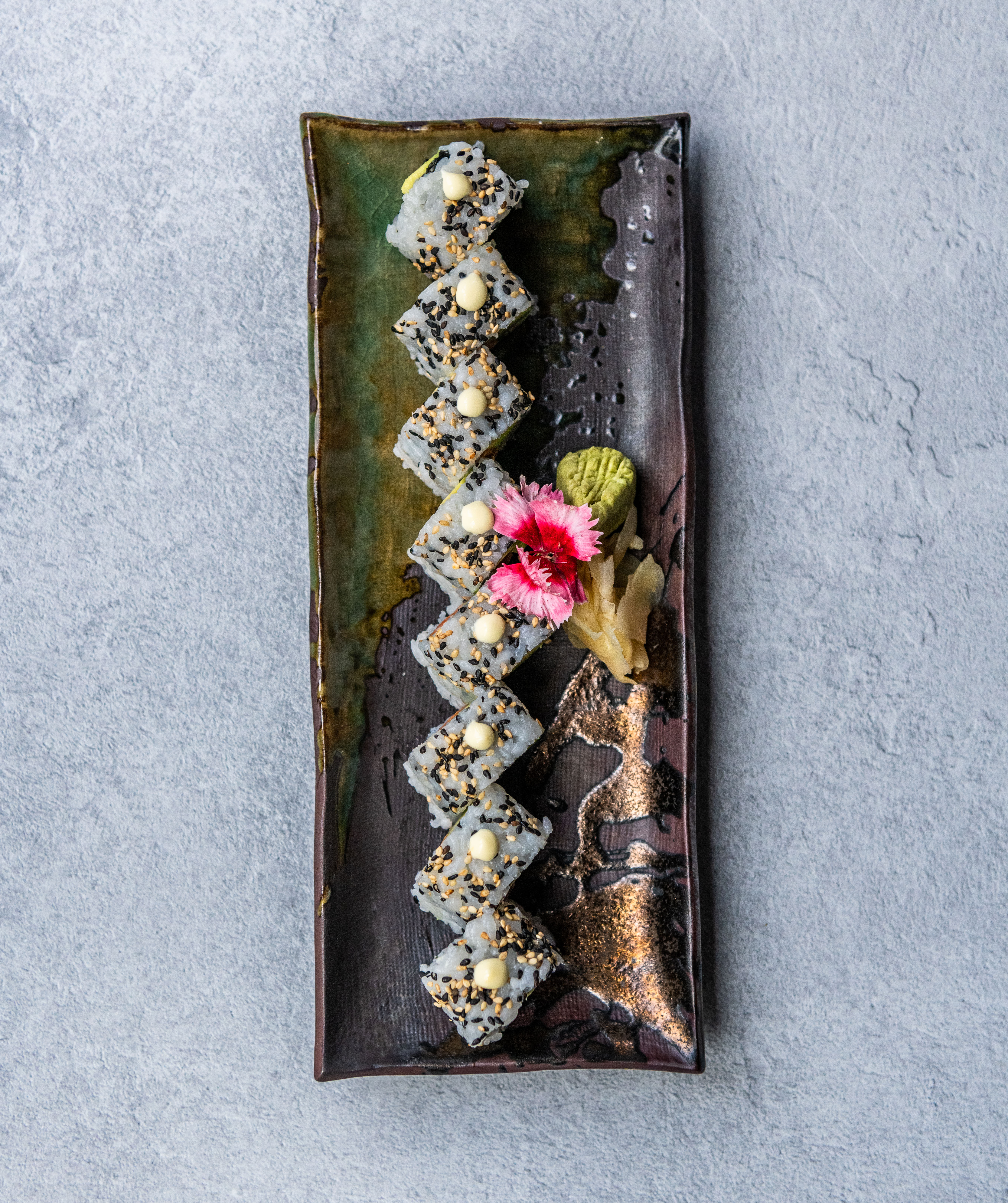Grilled Teriyaki Eel & Cucumber Uramaki