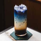 Blue Iced Latte