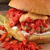 Fillet Cheetos Burger
