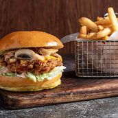 Flame Chicken Burger