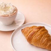 Croissant with Hot Chocolate