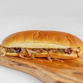 BBQ beef long bread