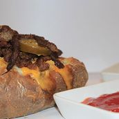 Meat Shawarma Baked Potato