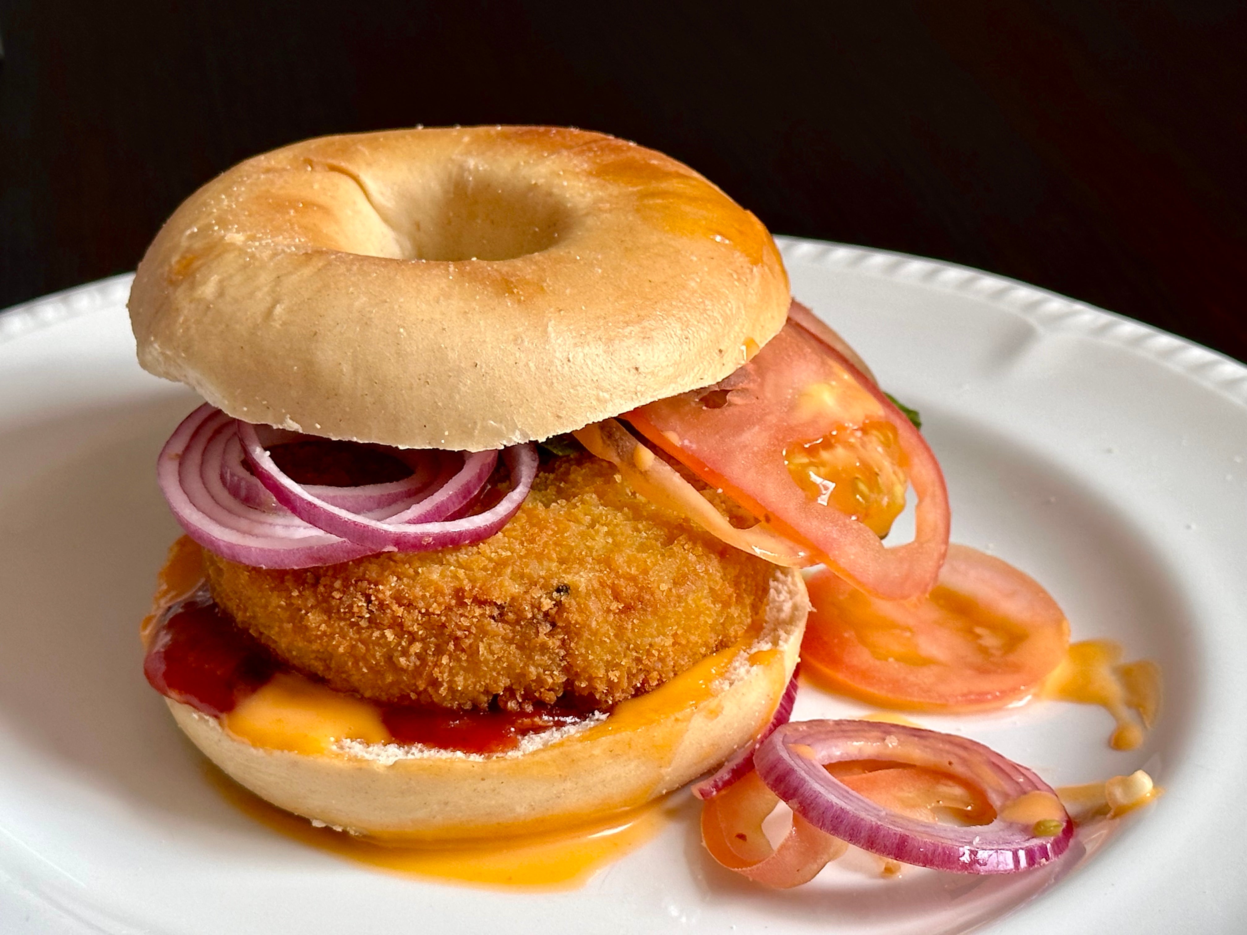 Veggie Patty Bagel