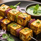 COTTAGE CHEESE KEBABS Gluten Dairy Nuts 