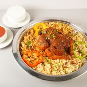 Bukhari with Maqluba Chicken