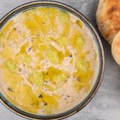 Foul Broad Beans With Yogurt