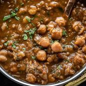 Punjabi Chole with White Rice