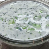 Yogurt with cucumber