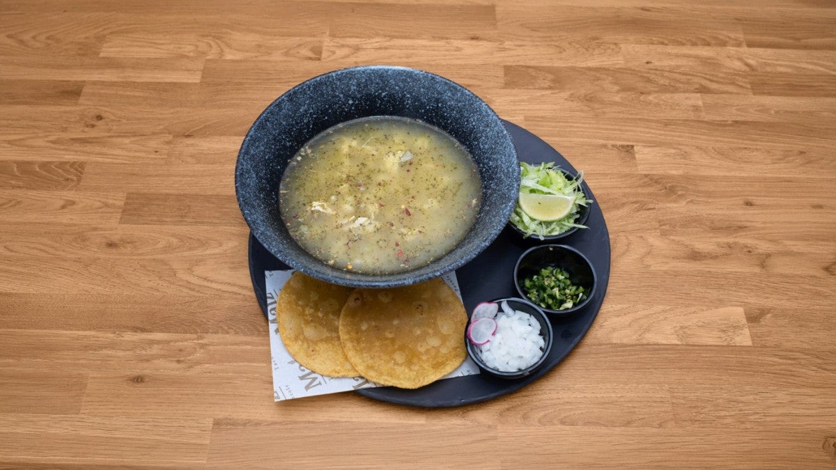 Green Pozole (Chicken)