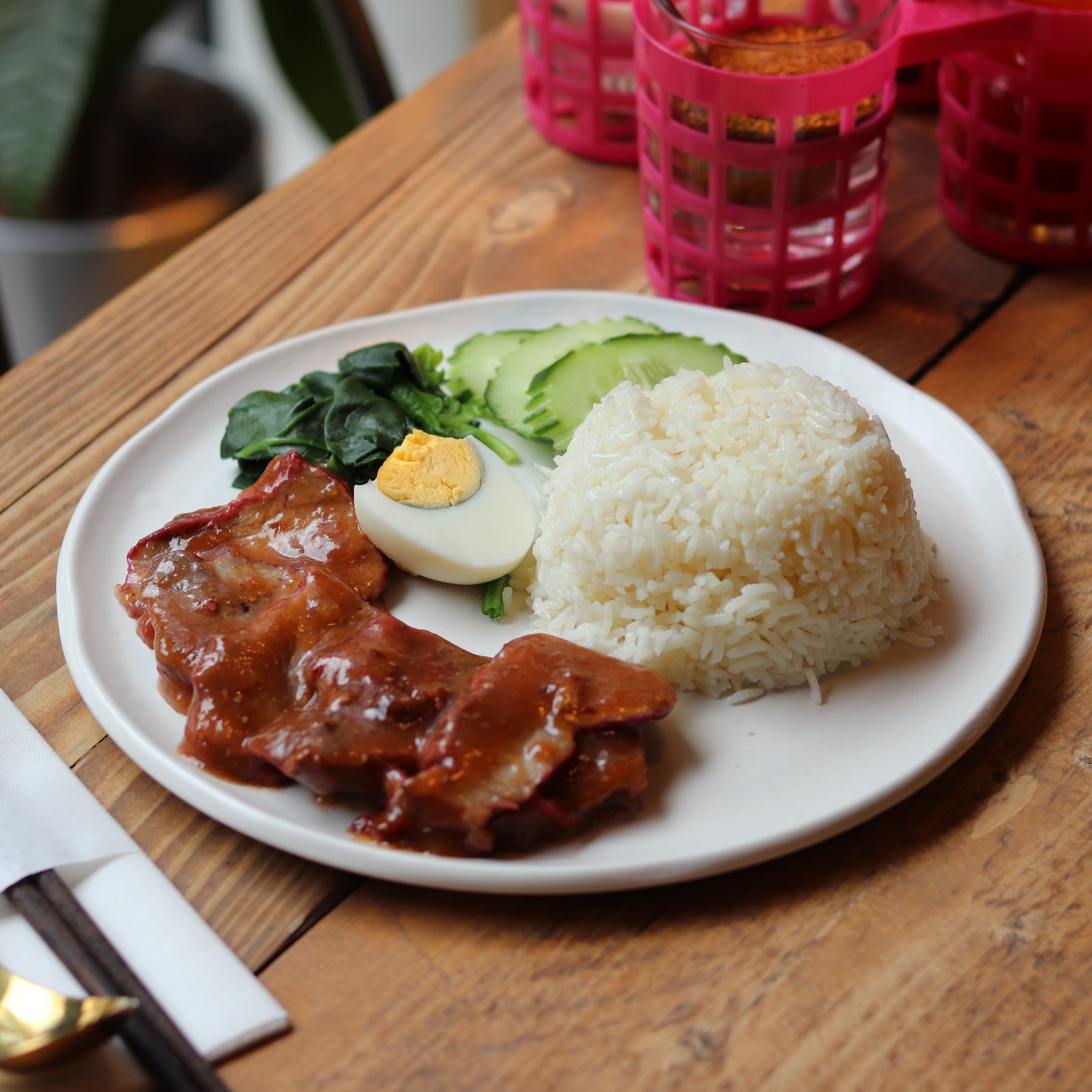 Combo Rice Dish (3 Meats)