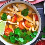 Vegetable Tom Yum Soup