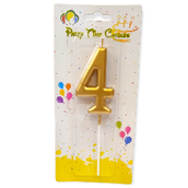 Number 4 Candle