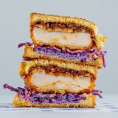 Katsu Chicken Sando Toast