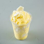 Saffron Ice Cream with whipped cream 32 oz