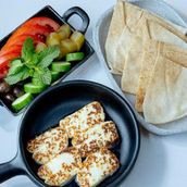 Grilled Halloumi plate