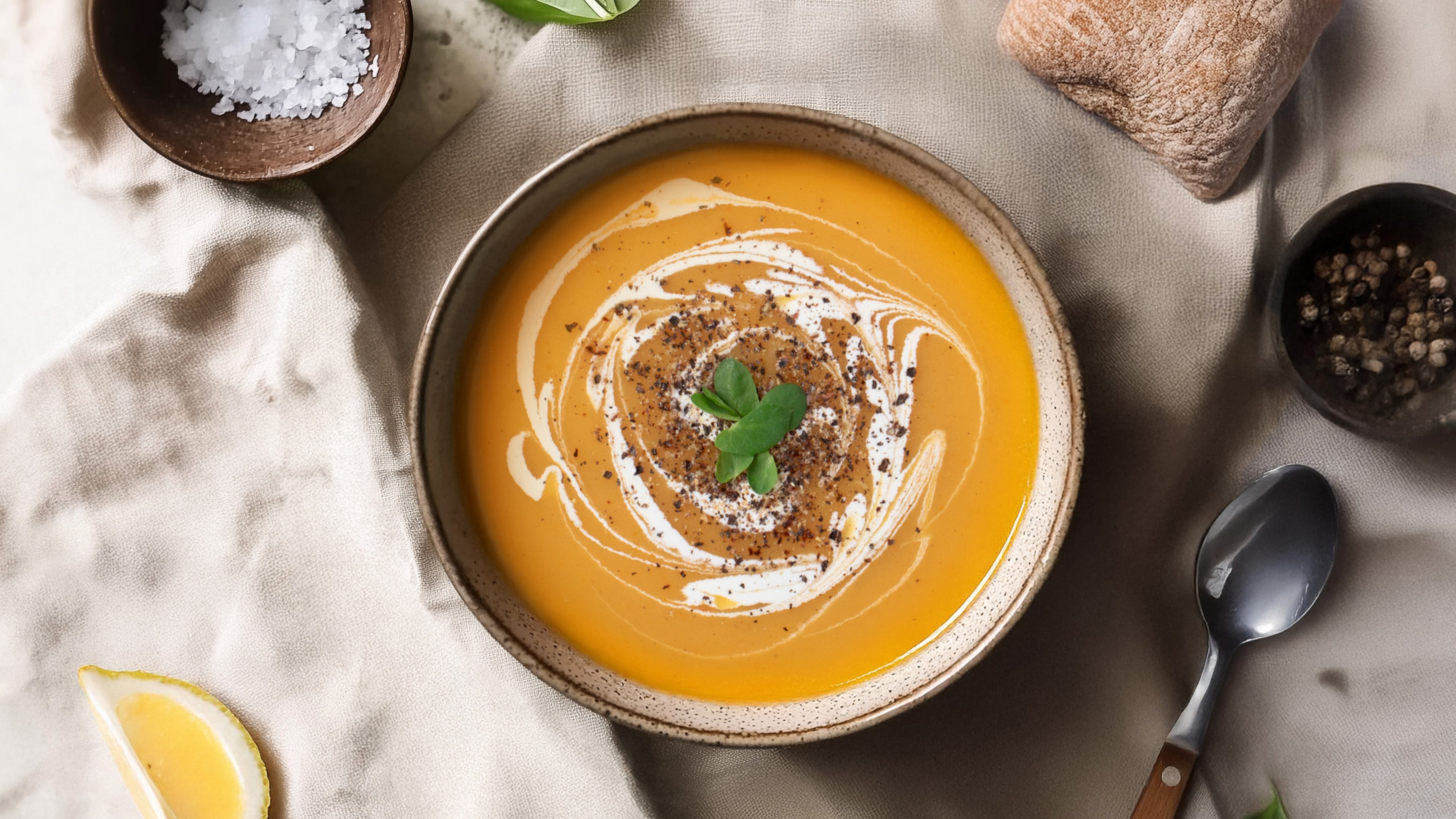 Roasted Sweet Roots Soup