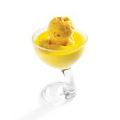 Saffron Ice Cream Cake