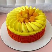 Mango Mousse Cake From 2 To 3 Persons